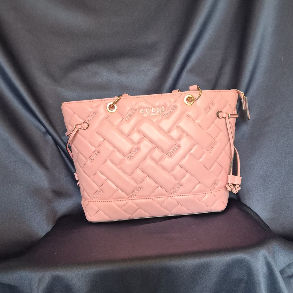 Guess Blush Quilted Shoulder Bag
